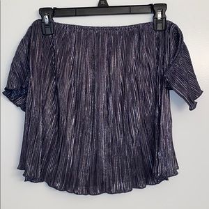 Shimmer Off the Shoulder Top